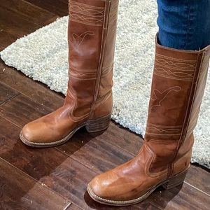Frye Brown Ankle Boots